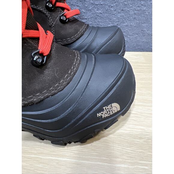 The North Face Chilkat Waterproof Boots Black/Brown Kids Size 11 - Picture 3 of 11